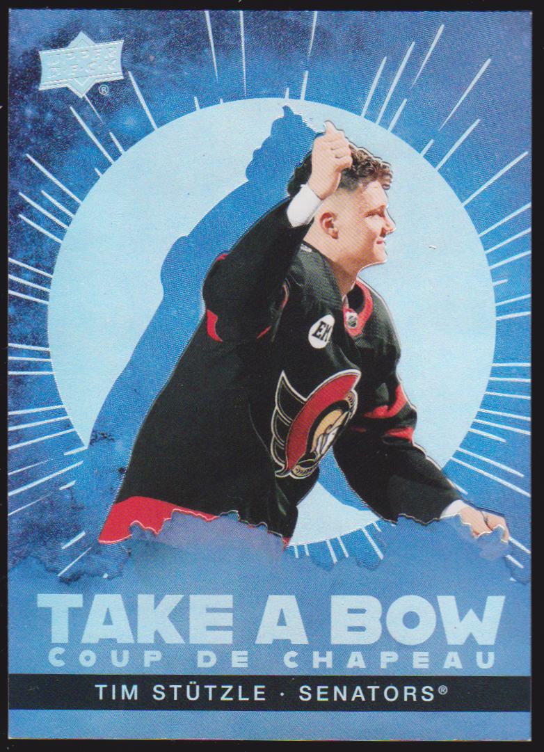 (image for) 2024-25 Upper Deck Tim Hortons Rookie Retrospective Take a Bow #TB10 Tim Stutzle
