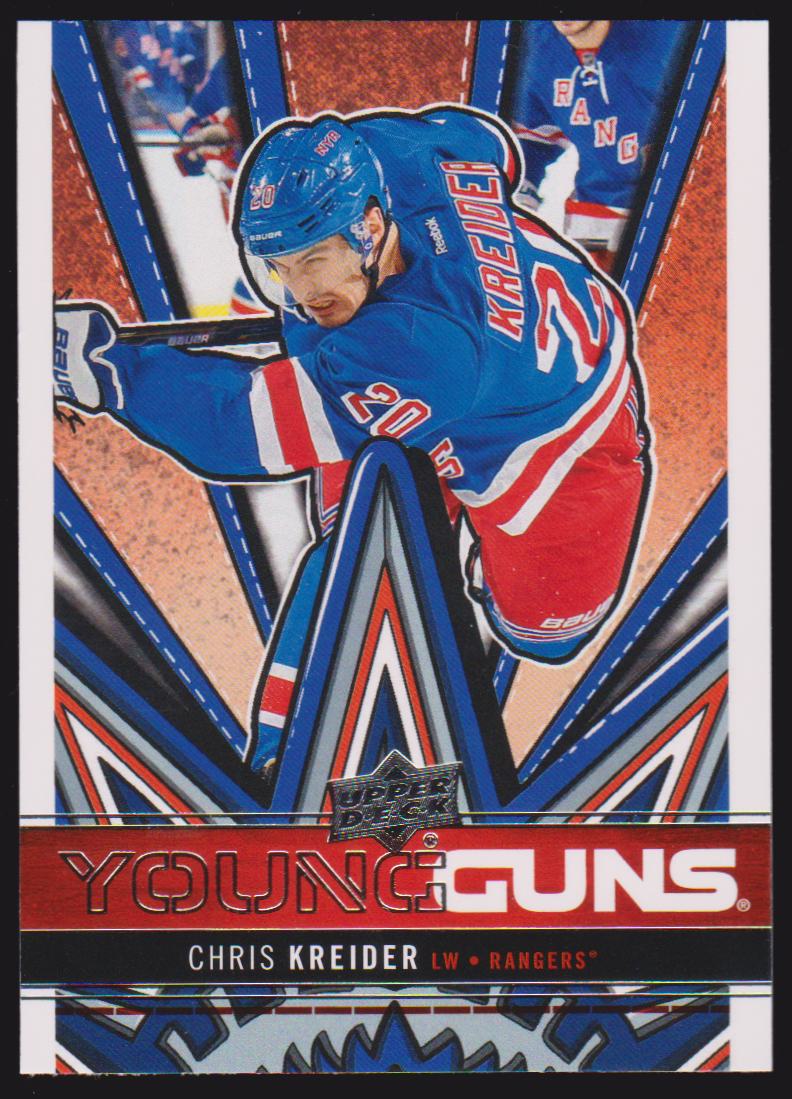 2024-25 Upper Deck Young Guns Renewed #YGR43 Chris Kreider (image for) 2024-25 Upper Deck Young Guns Renewed #YGR43 Chris Kreider