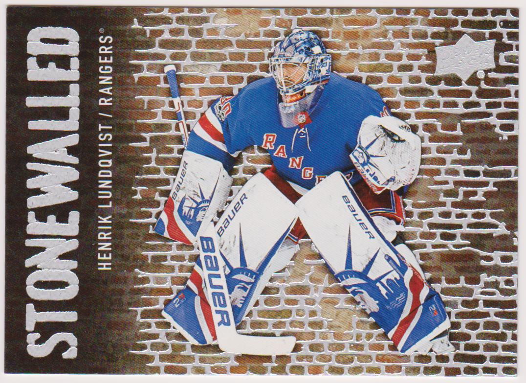 (image for) 2018-19 Upper Deck Stonewalled #SW20 Henrik Lundqvist