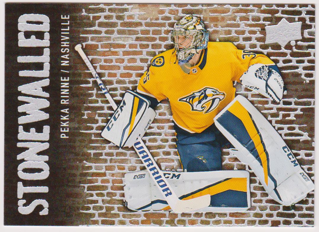 (image for) 2018-19 Upper Deck Stonewalled #SW11 Pekka Rinne