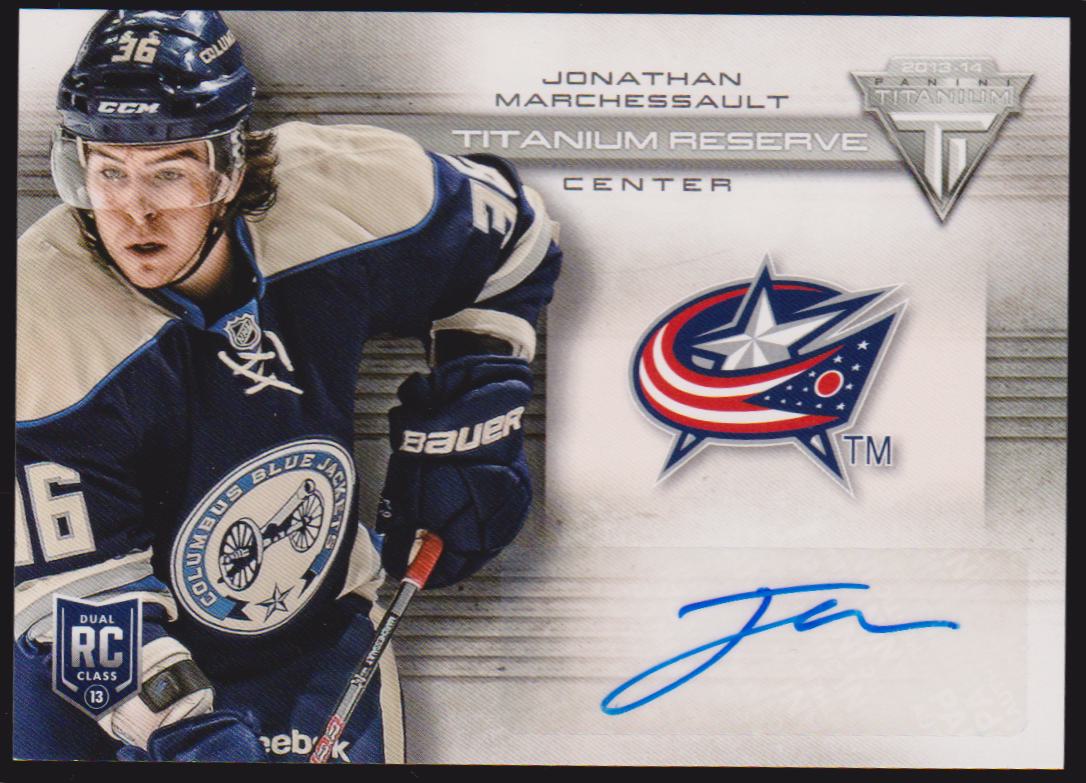 (image for) 2013-14 Panini Titanium Reserve Autographs #TRJAM Jonathan Marchessault - RC Year