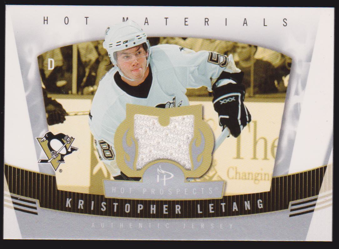 (image for) 2006-07 Hot Prospects Hot Materials #HMKL Kristopher Letang RC Year Jerseys