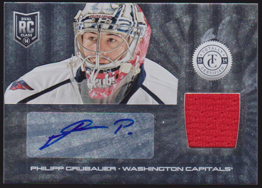 (image for) 2013-14 Totally Certified Rookie Autograph Jerseys #198 Philipp Grubauer - RC Year