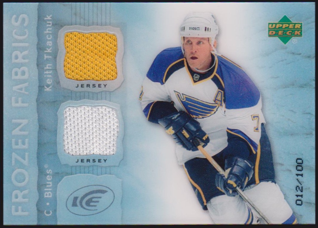 2007-08 Upper Deck Ice Frozen Fabrics Parallel #FFKT Keith Tkachuk - Jerseys - 12/100 (image for) 2007-08 Upper Deck Ice Frozen Fabrics Parallel #FFKT Keith Tkachuk - Jerseys - 12/100