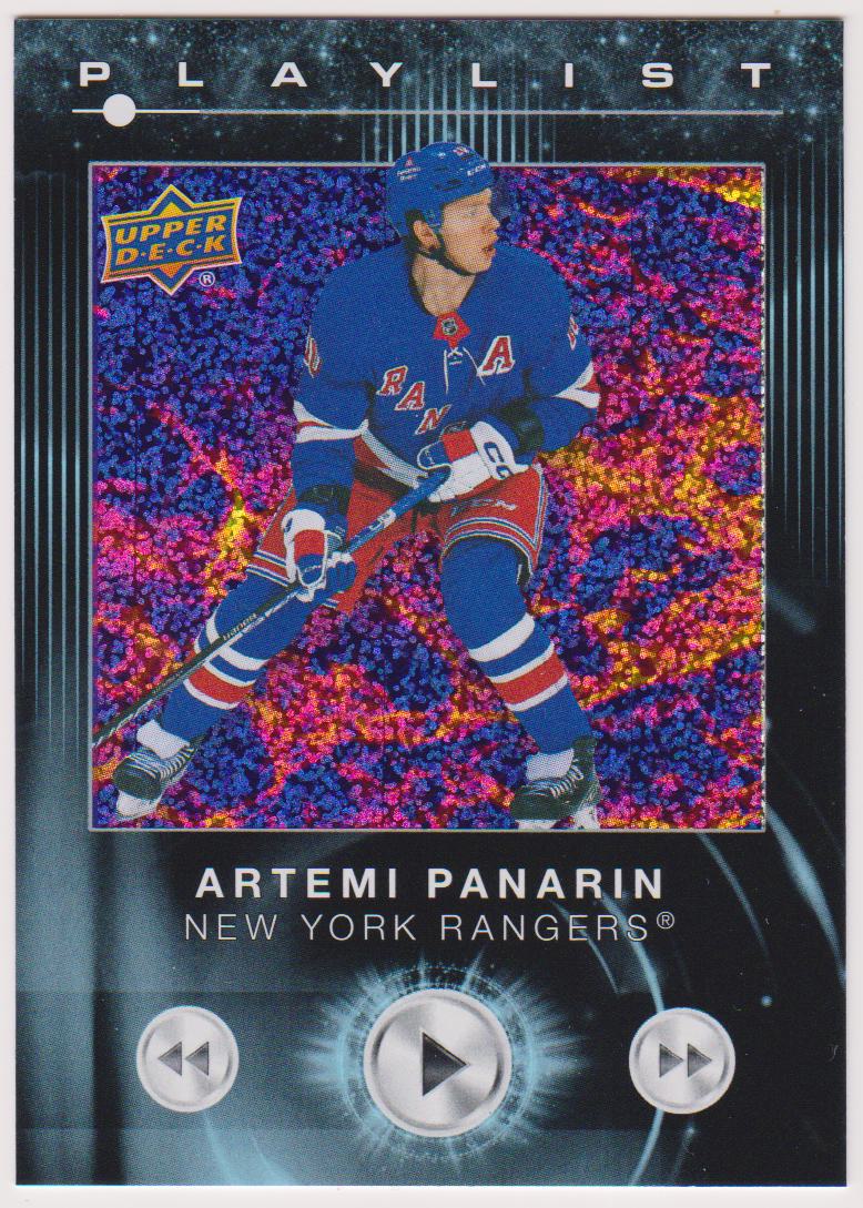 (image for) 2024-25 Upper Deck Playlist Speckled #PL17 Artemi Panarin