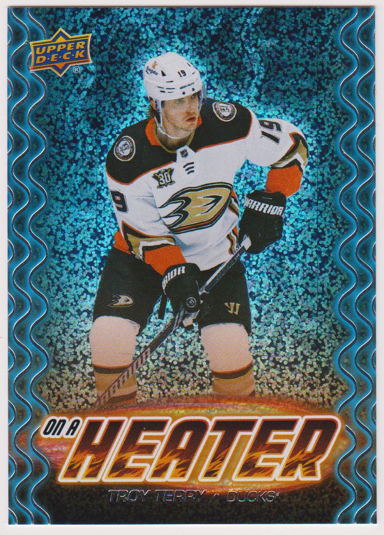 (image for) 2024-25 Upper Deck On a Heater Speckled #OH4 Troy Terry