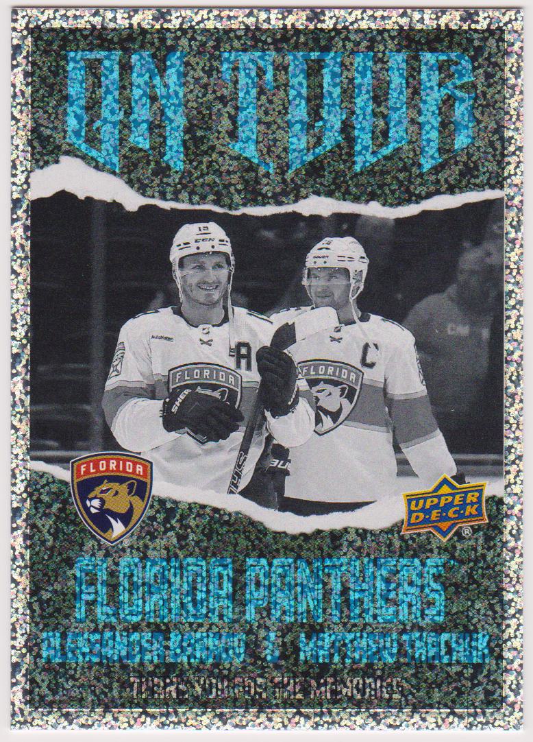 (image for) 2024-25 Upper Deck On Tour Speckled #OT9 Aleksander Barkov/Matthew Tkachuk