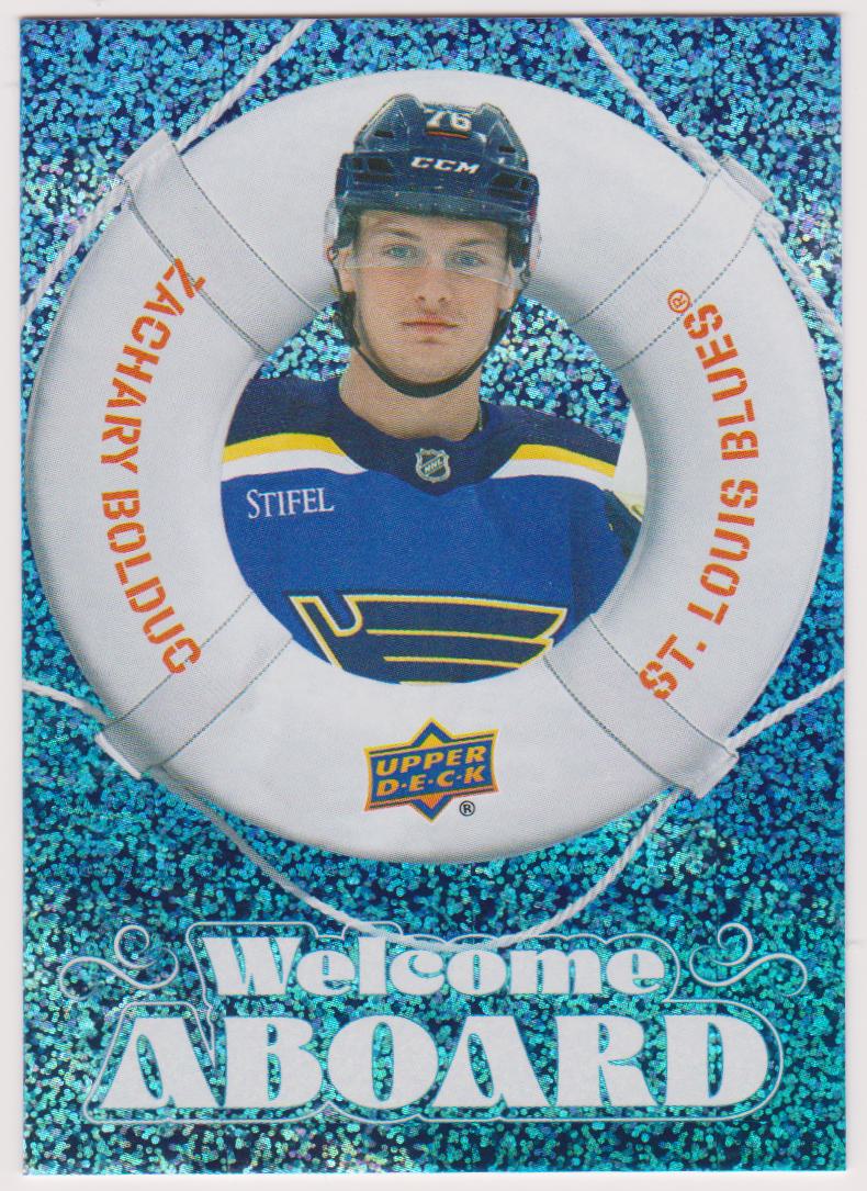 (image for) 2024-25 Upper Deck Welcome Aboard Speckled #WA17 Zachary Bolduc - RC Year
