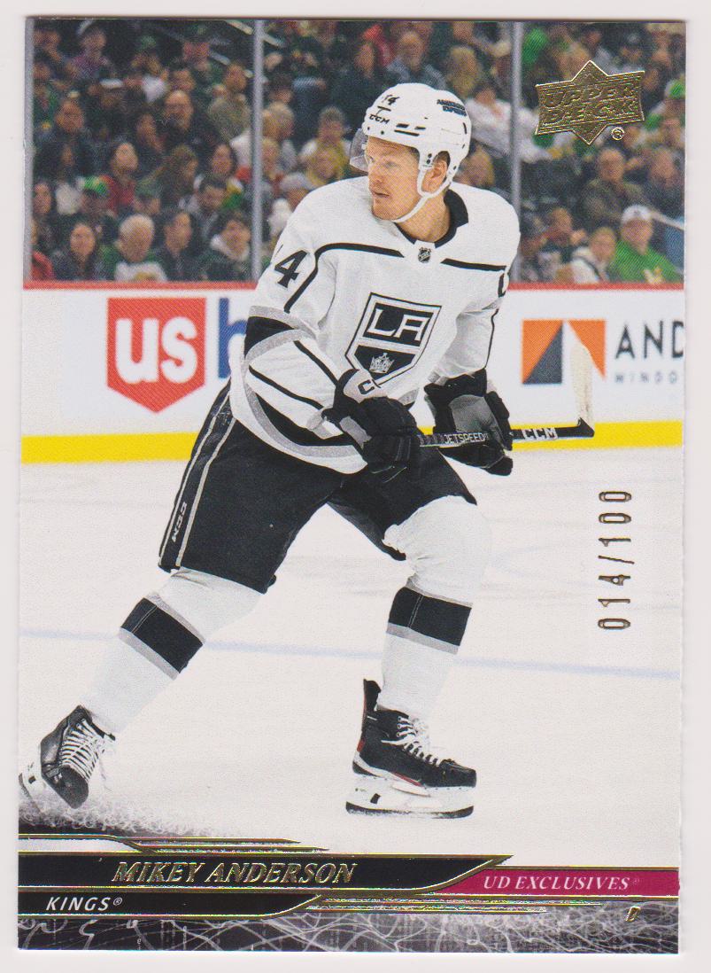 (image for) 2024-25 Upper Deck Exclusives #325 Mikey Anderson 014/100