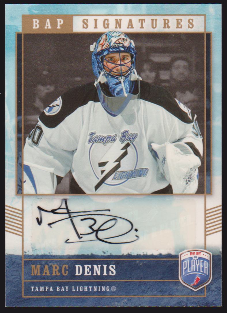 2006-07 Be A Player Signatures #MD Marc Denis (image for) 2006-07 Be A Player Signatures #MD Marc Denis