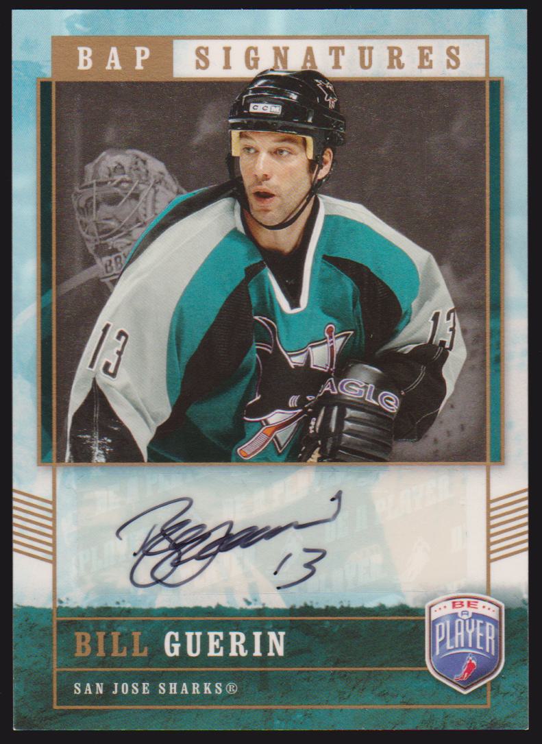 2006-07 Be A Player Signatures #BG Bill Guerin (image for) 2006-07 Be A Player Signatures #BG Bill Guerin