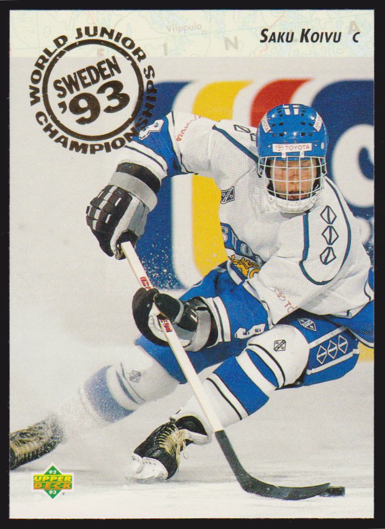 (image for) 1992-93 Upper Deck #617 Saku Koivu RC