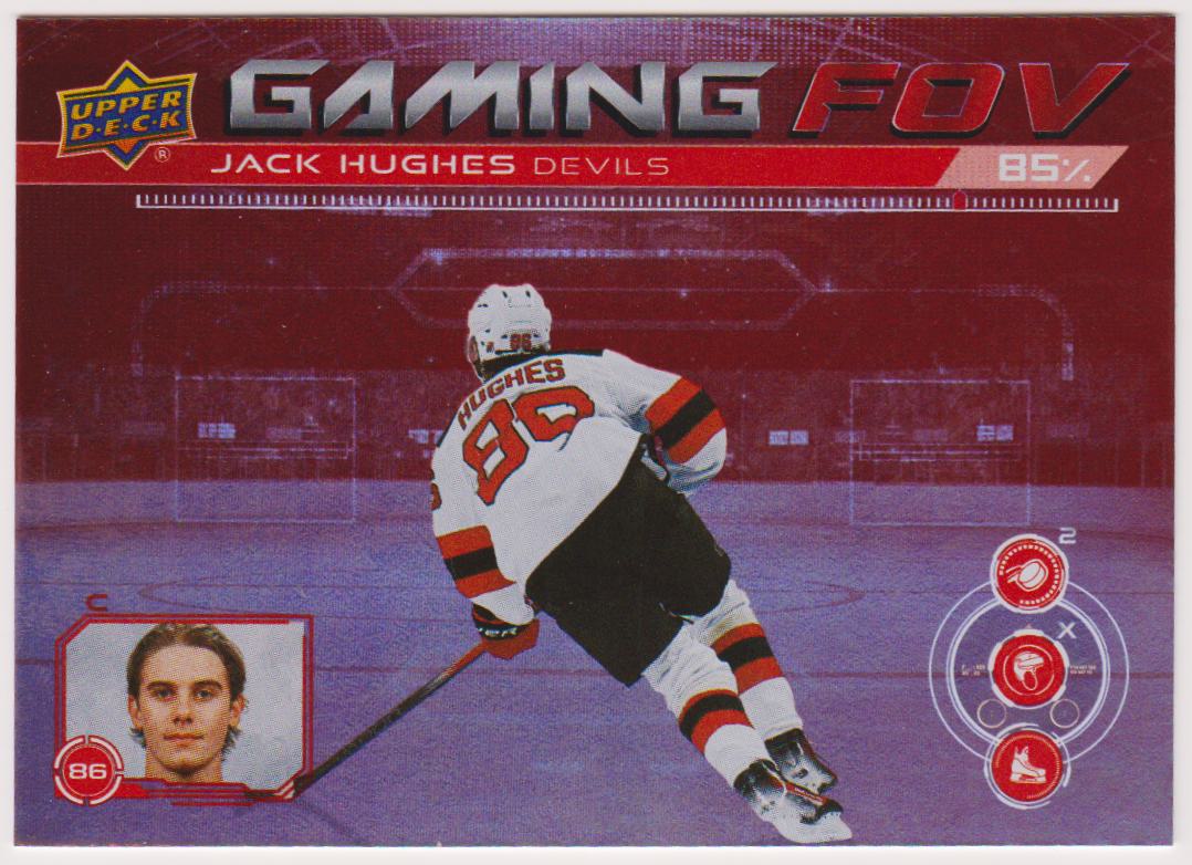 (image for) 2024-25 Upper Deck Gaming FOV #GFOV13 Jack Hughes