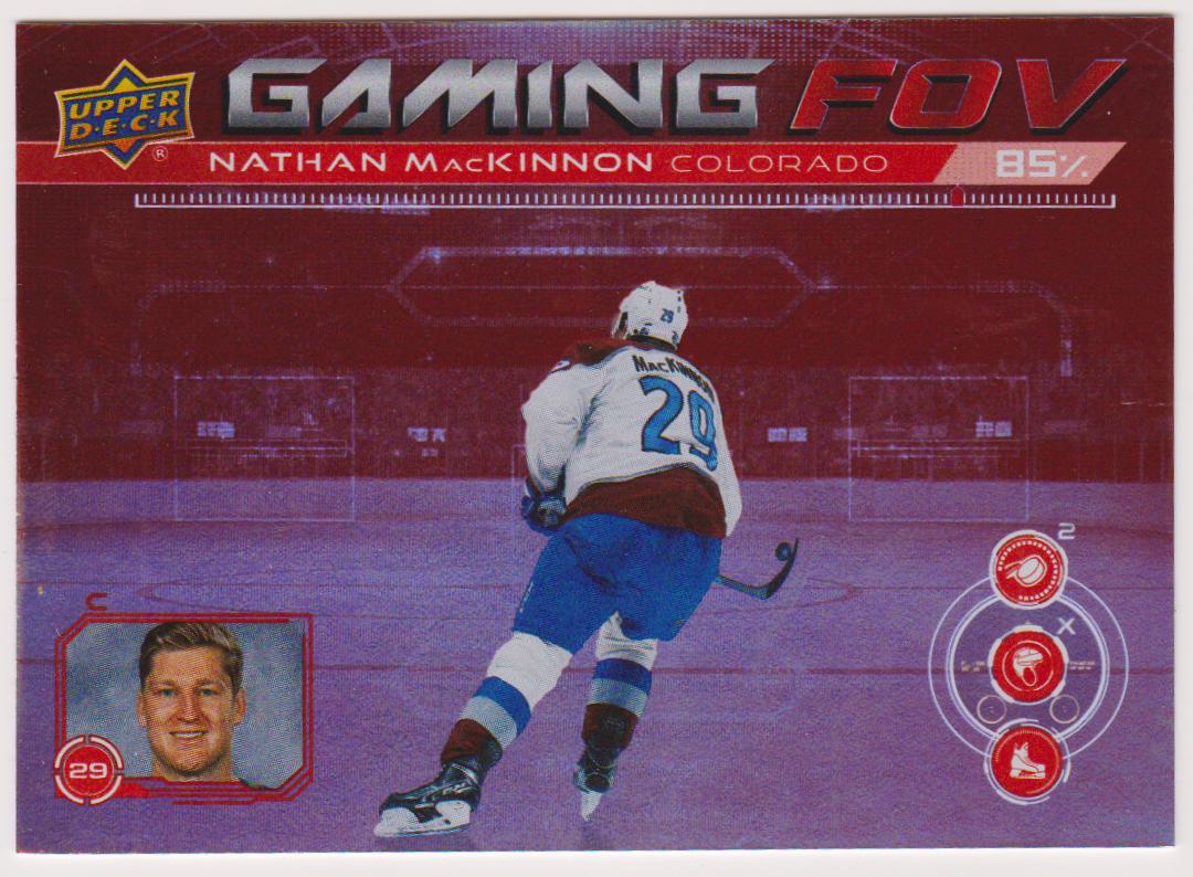(image for) 2024-25 Upper Deck Gaming FOV #GFOV12 Nathan MacKinnon