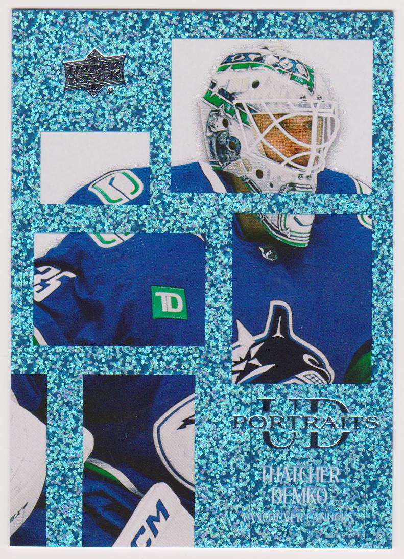 (image for) 2024-25 Upper Deck UD Portraits Speckle #P19 Thatcher Demko