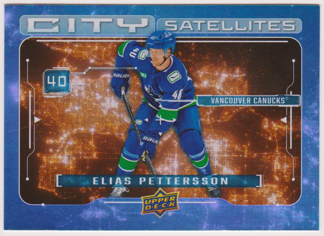 (image for) 2024-25 Upper Deck City Satellites #CS2 Elias Pettersson