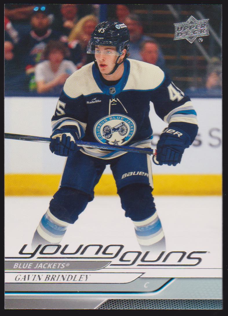 2024-25 Upper Deck #207 Gavin Brindley YG RC (image for) 2024-25 Upper Deck #207 Gavin Brindley YG RC
