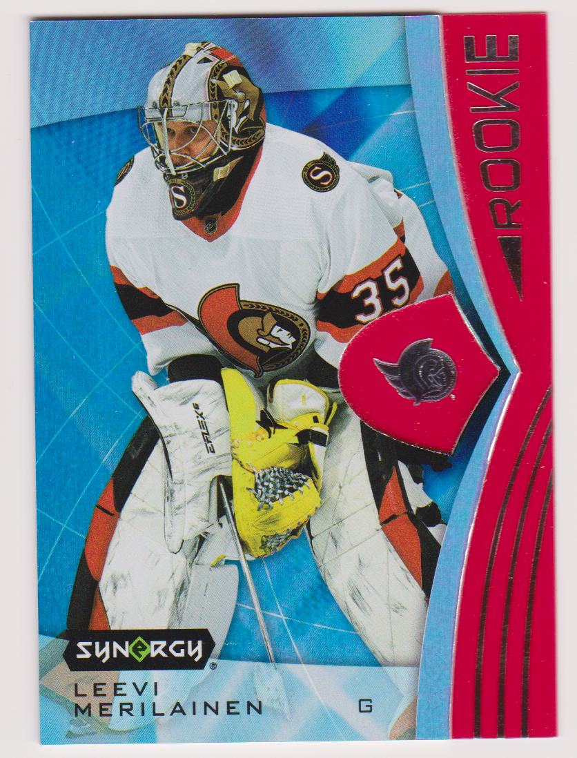 2023-24 Synergy Red #99 Leevi Merilainen - RC Year (image for) 2023-24 Synergy Red #99 Leevi Merilainen - RC Year