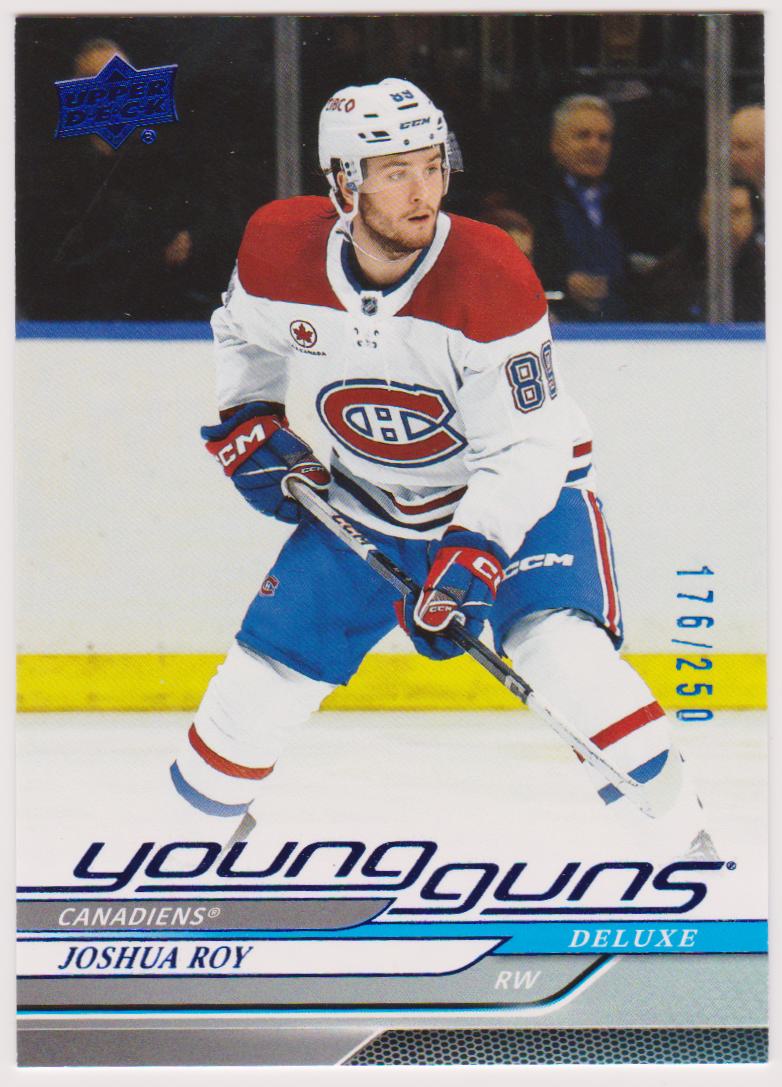 (image for) 2024-25 Upper Deck Deluxe #246 Joshua Roy 176/250 - RC Year