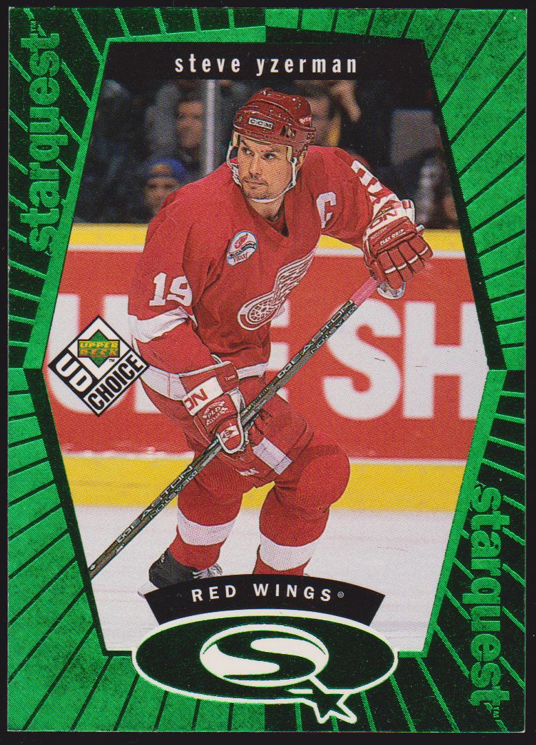 (image for) 1998-99 UD Choice StarQuest Green #SQ18 Steve Yzerman