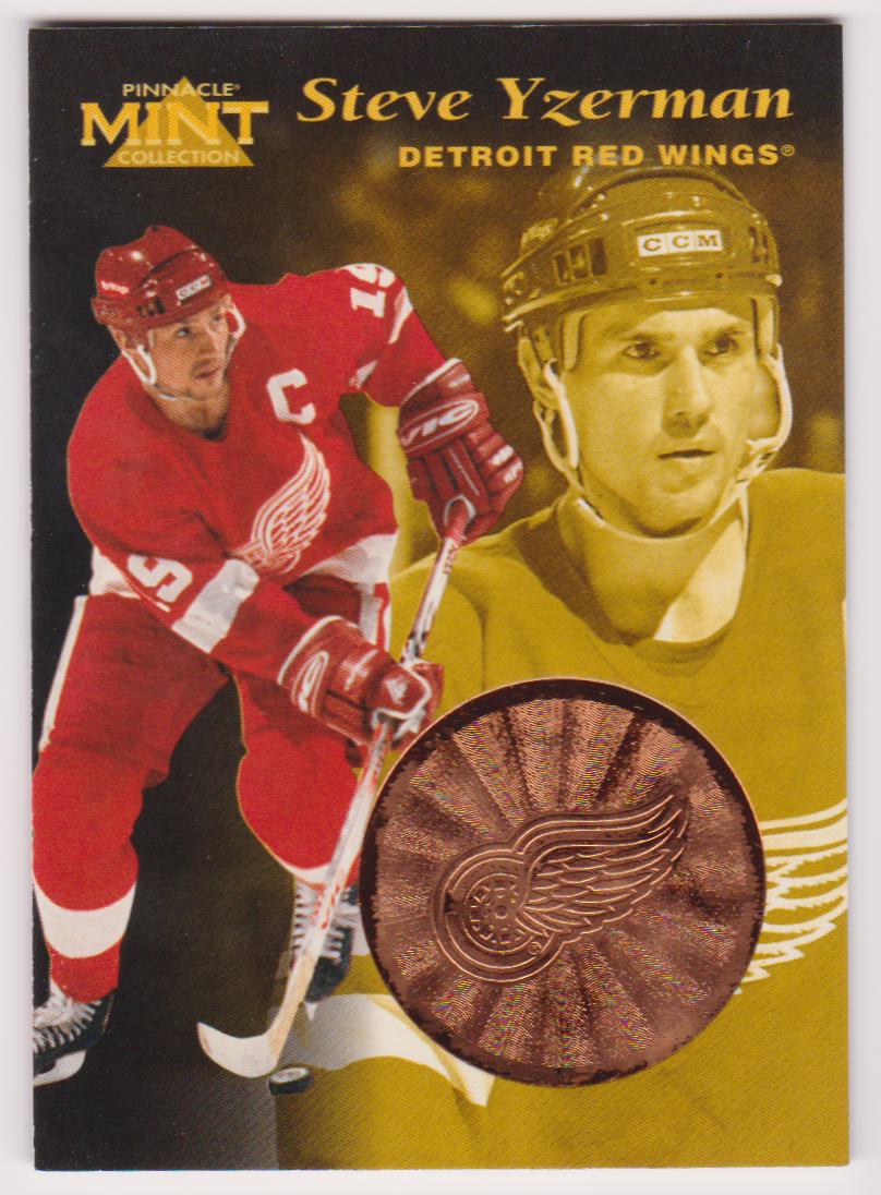(image for) 1996-97 Pinnacle Mint Bronze #12 Steve Yzerman