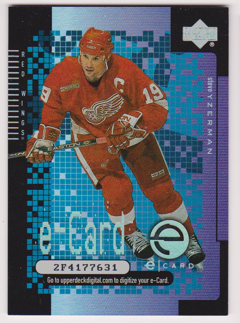 (image for) 2000-01 Upper Deck e-Cards #EC3 Steve Yzerman