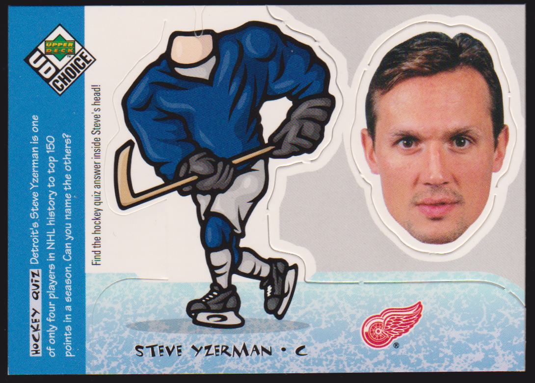 (image for) 1998-99 UD Choice Mini Bobbing Head #BH27 Steve Yzerman