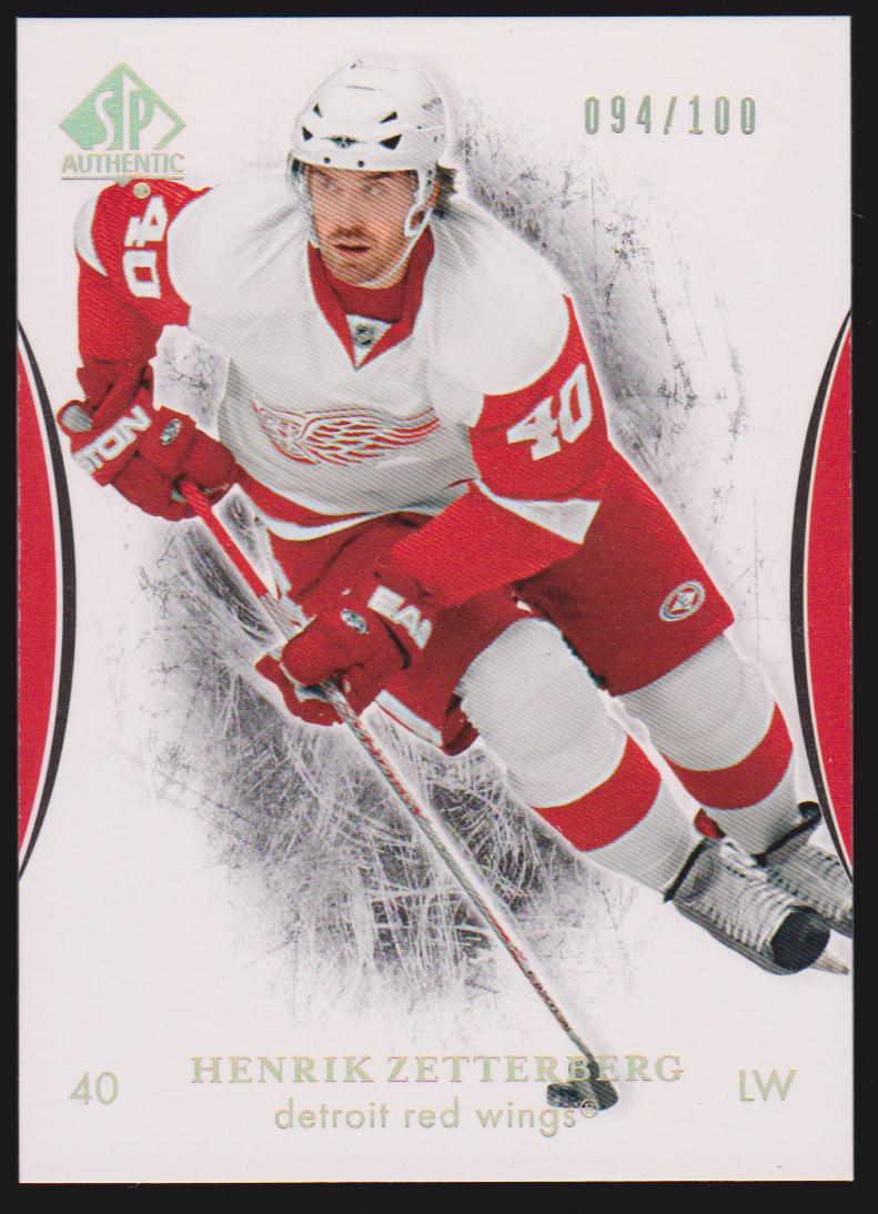 (image for) 2007-08 SP Authentic Limited #99 Henrik Zetterberg 94/100