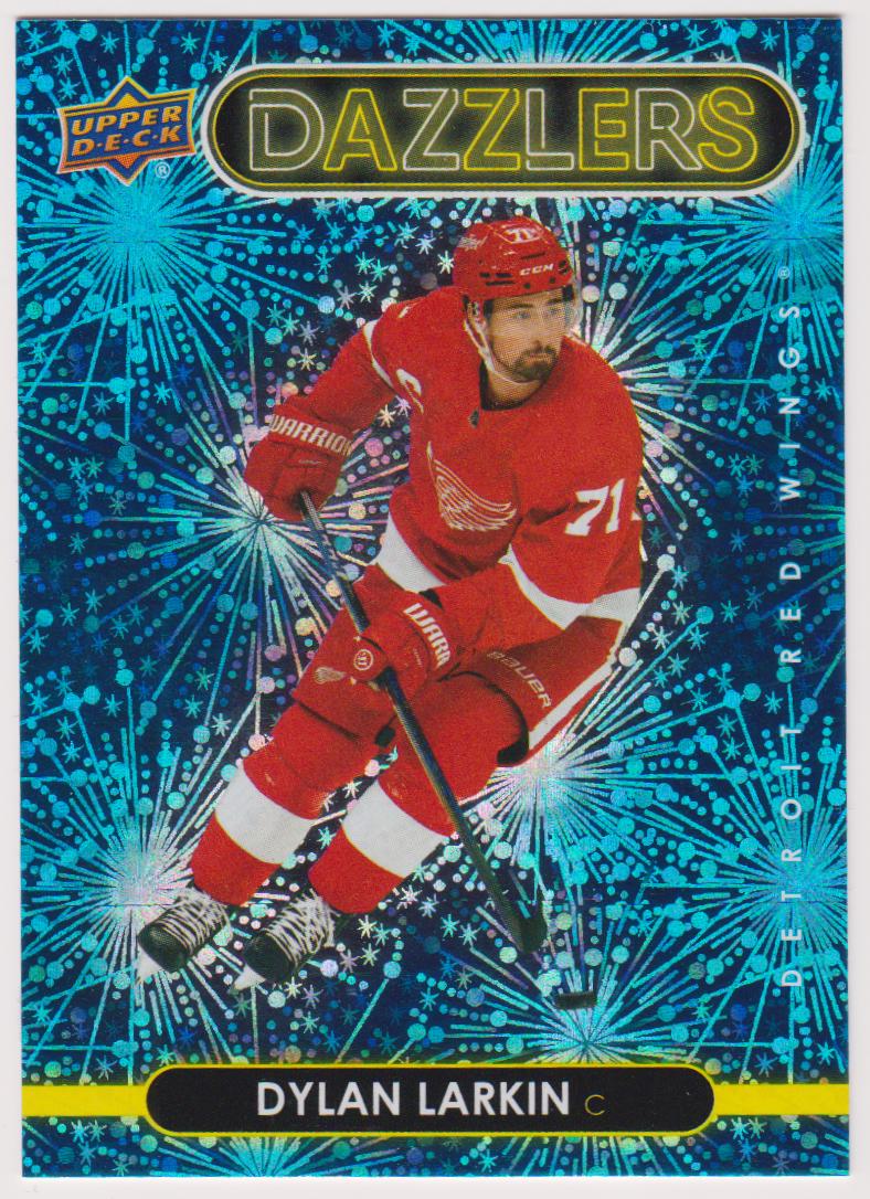 2021-22 Upper Deck Dazzlers #DZ69 Dylan Larkin (image for) 2021-22 Upper Deck Dazzlers #DZ69 Dylan Larkin