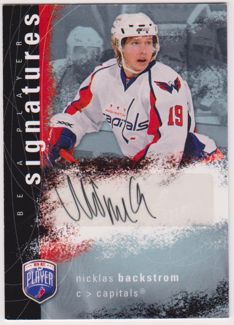 (image for) 2007-08 Be A Player Signatures #SBA Nicklas Backstrom