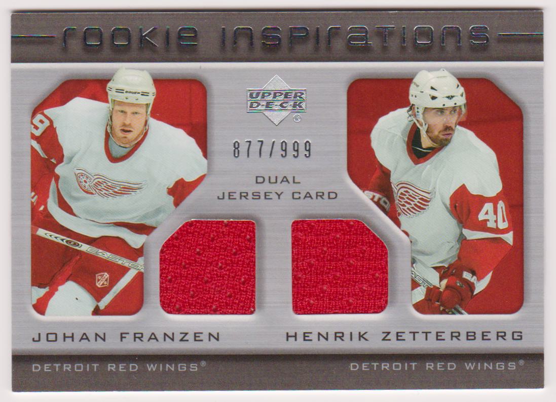 (image for) 2005-06 Upper Deck Rookie Update #209 Johan Franzen/Henrik Zetterberg 877/999