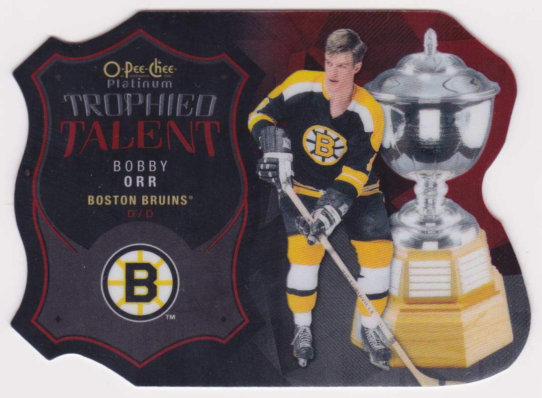 (image for) 2015-16 O-Pee-Chee Platinum Trophied Talent Die Cuts #TT2 Bobby Orr