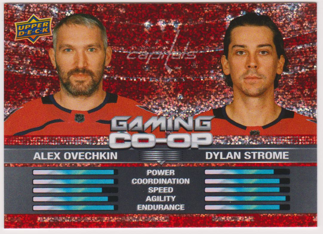 2024-25 Upper Deck Gaming Co-Op Speckle #CGO11 Alex Ovechkin/Dylan Strome (image for) 2024-25 Upper Deck Gaming Co-Op Speckle #CGO11 Alex Ovechkin/Dylan Strome