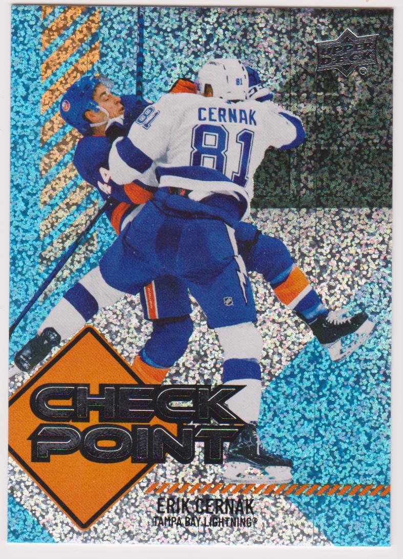 (image for) 2024-25 Upper Deck Checkpoint Speckle #CP17 Erik Cernak