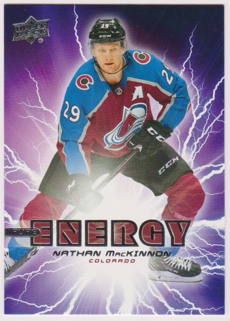 2019-20 Upper Deck Pure Energy #PE18 Nathan MacKinnon (image for) 2019-20 Upper Deck Pure Energy #PE18 Nathan MacKinnon