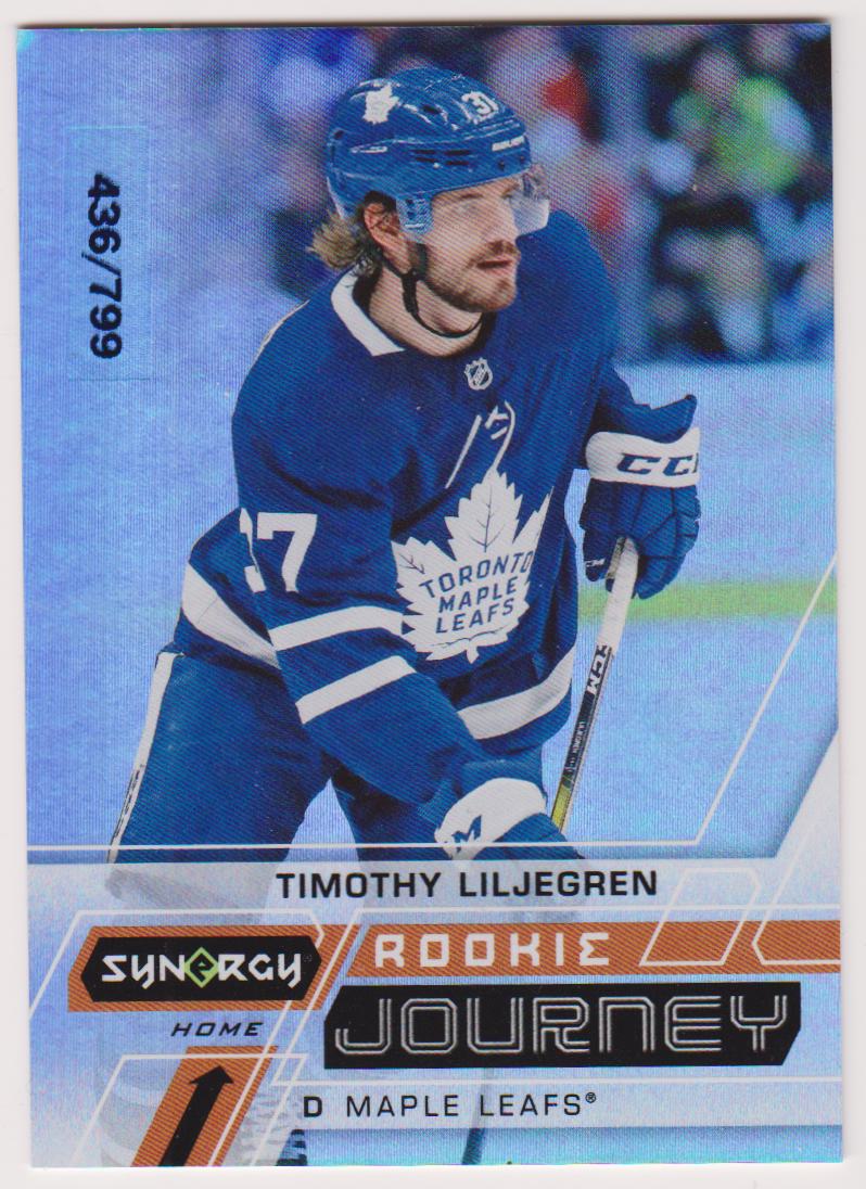 (image for) 2020-21 Synergy Rookie Journey Home #RJTL Timothy Liljegren 436/799 - RC Year