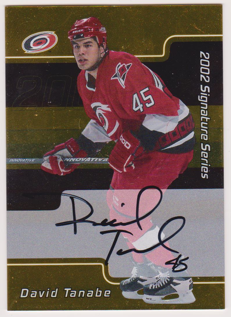 2001-02 BAP Signature Series Autographs Gold #113 Dave Tanabe (image for) 2001-02 BAP Signature Series Autographs Gold #113 Dave Tanabe