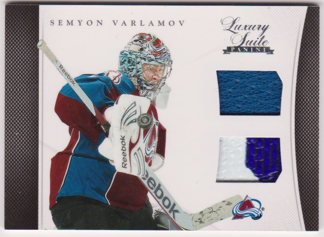 (image for) 2011-12 Luxury Suite #31 Semyon Varlamov / Jerseys & Stick