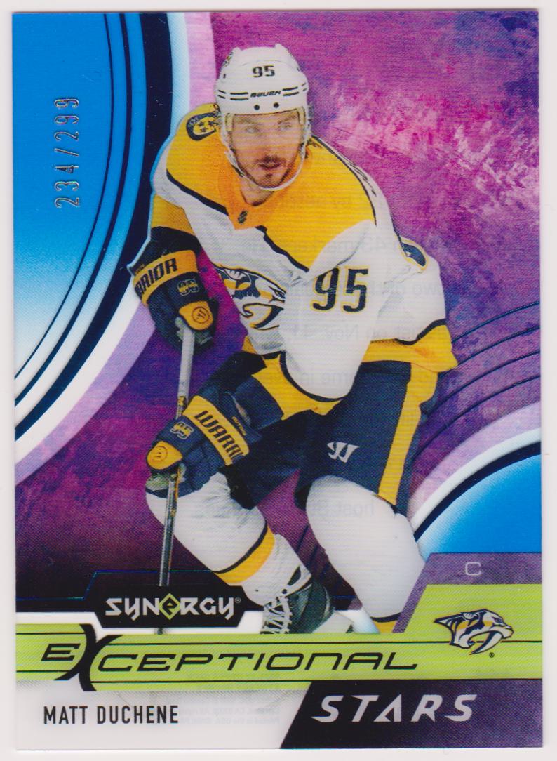 2021-22 Synergy Exceptional Stars Blue #ESMD Matt Duchene 234/299 (image for) 2021-22 Synergy Exceptional Stars Blue #ESMD Matt Duchene 234/299