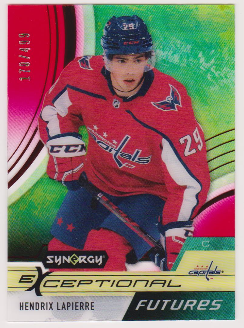 (image for) 2021-22 Synergy Exceptional Futures Red #EFHL Hendrix Lapierre 170/499