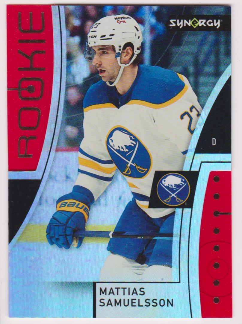 2021-22 Synergy Red Codes #109 Mattias Samuelsson RC (image for) 2021-22 Synergy Red Codes #109 Mattias Samuelsson RC