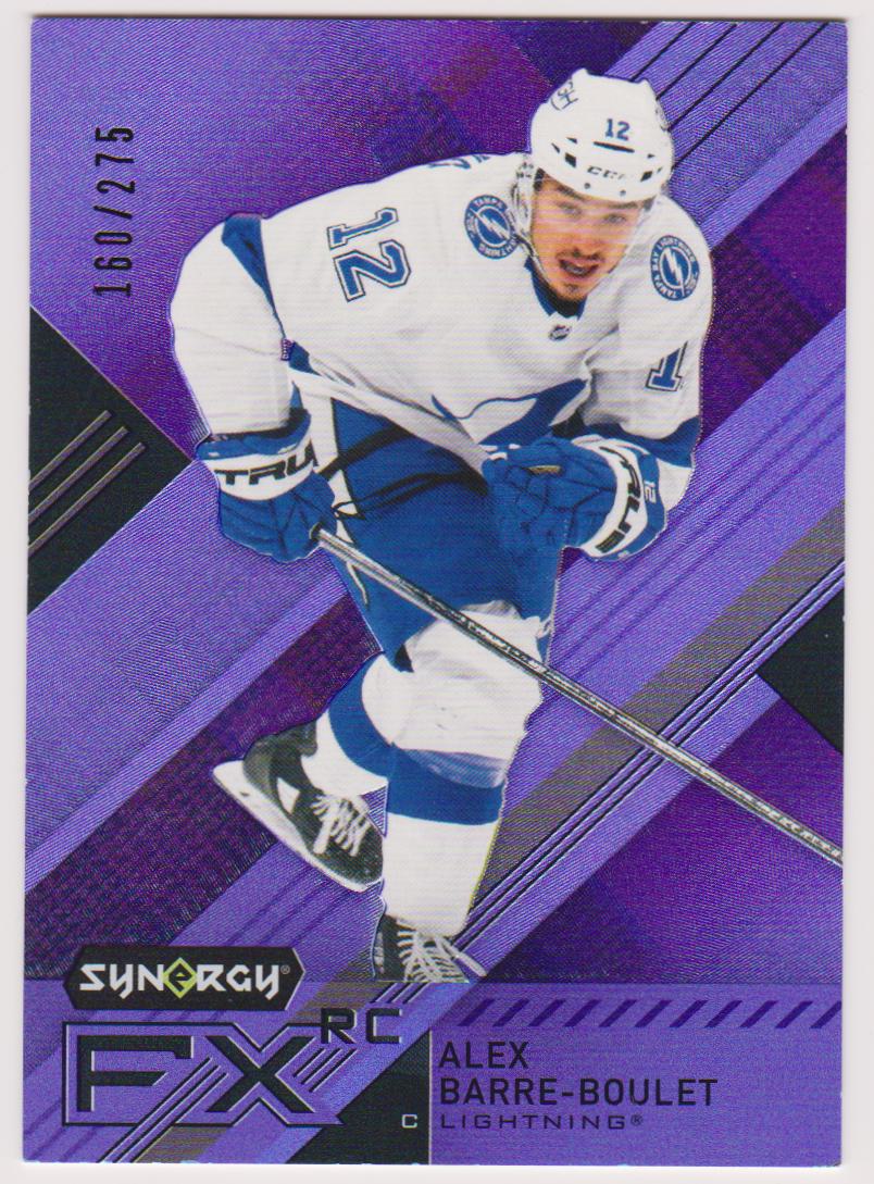 2021-22 Synergy FX Rookies Purple #FXRAB Alex Barre-Boulet 160/275 - RC Year (image for) 2021-22 Synergy FX Rookies Purple #FXRAB Alex Barre-Boulet 160/275 - RC Year