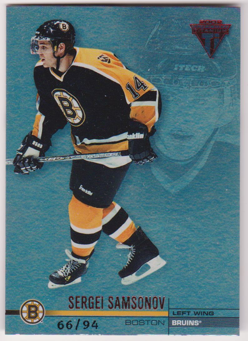 2001-02 Titanium Hobby Red #10 Sergei Samsonov 66/94 (image for) 2001-02 Titanium Hobby Red #10 Sergei Samsonov 66/94