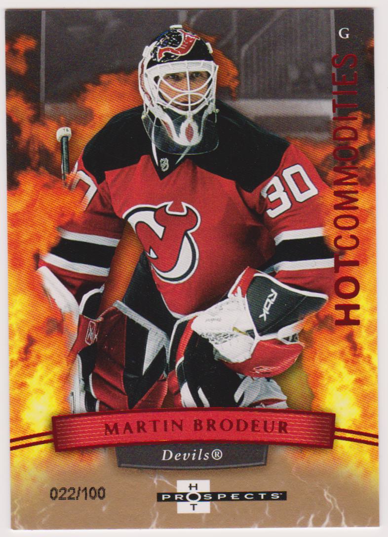 (image for) 2007-08 Hot Prospects Red Hot #132 Martin Brodeur 22/100