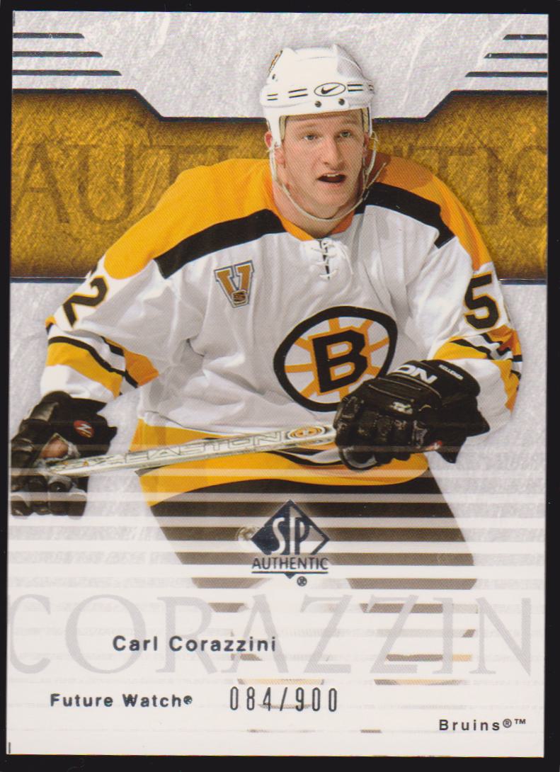 (image for) 2003-04 SP Authentic #166 Carl Corazzini RC 084/900