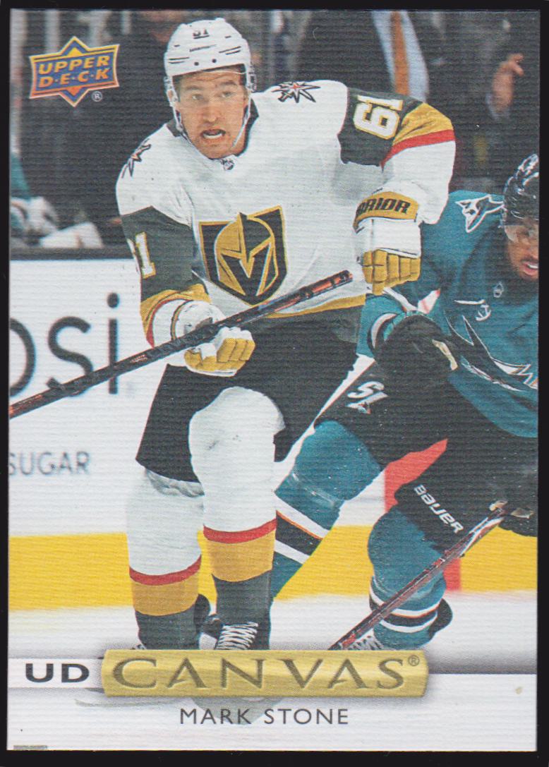 2019-20 Upper Deck Canvas #C89 Mark Stone (image for) 2019-20 Upper Deck Canvas #C89 Mark Stone