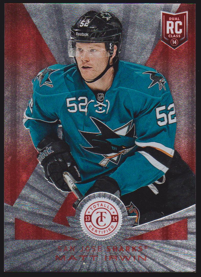 (image for) 2013-14 Totally Certified Platinum Red #218 Matt Irwin RC 20/100