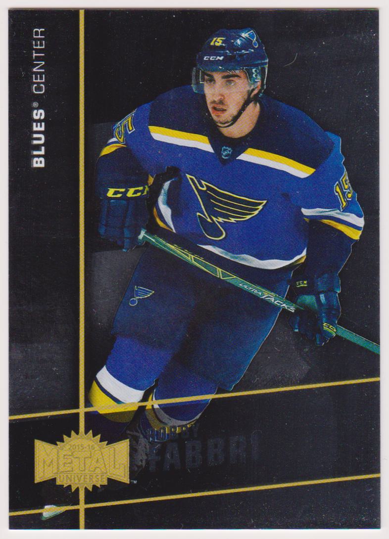 (image for) 2015-16 Fleer Showcase Metal Universe #MU4 Robby Fabbri