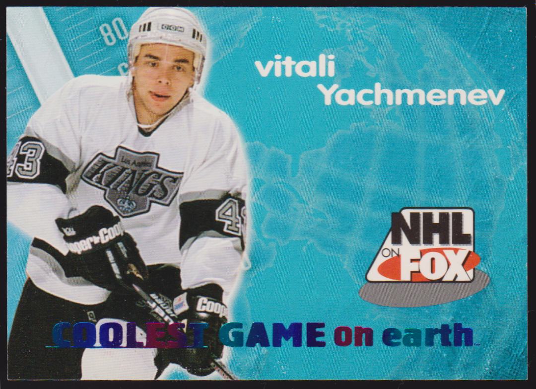 (image for) 1996-97 SkyBox Impact NHL on Fox #20 Vitali Yachmenev