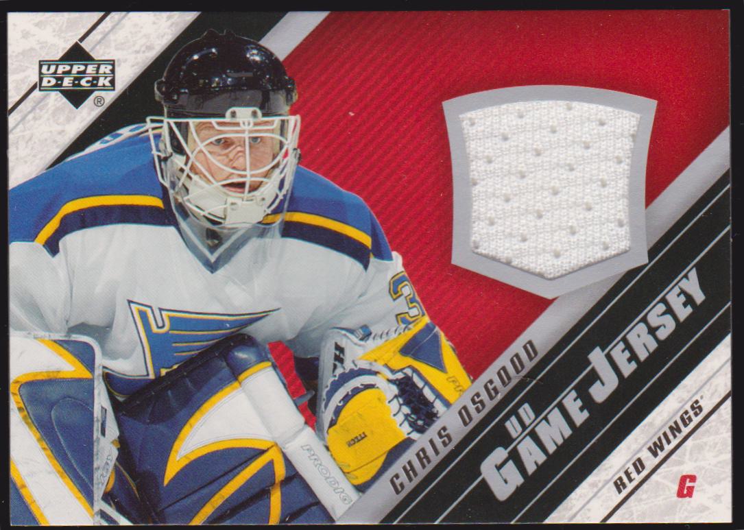 2005-06 Upper Deck Jerseys #JCO Chris Osgood (image for) 2005-06 Upper Deck Jerseys #JCO Chris Osgood